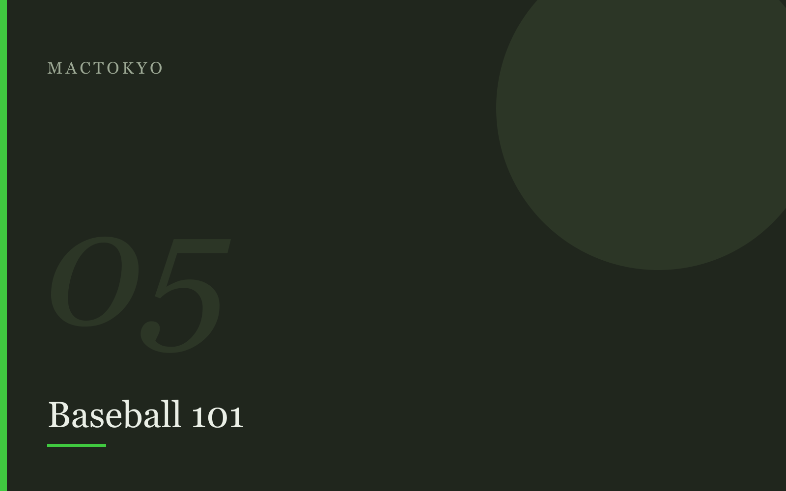 Cover art for Baseball 101