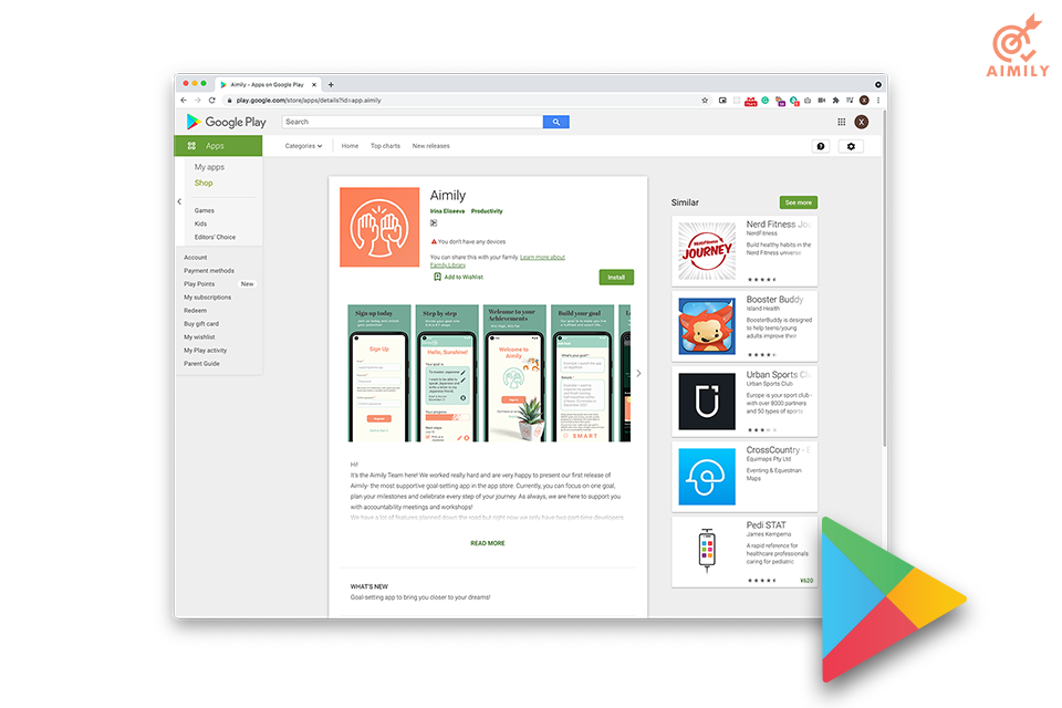 Aimily App — case study image